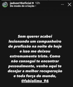 Jadson Fábio - Foto Reprodução Instagram